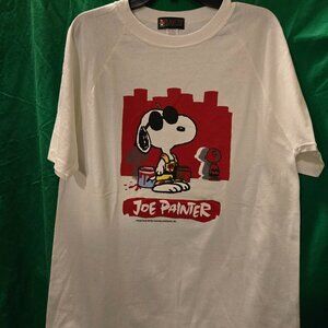 New! Never Worn. Vintage Peanuts Unisex Joe Painter T-Shirt XL (See Photos)